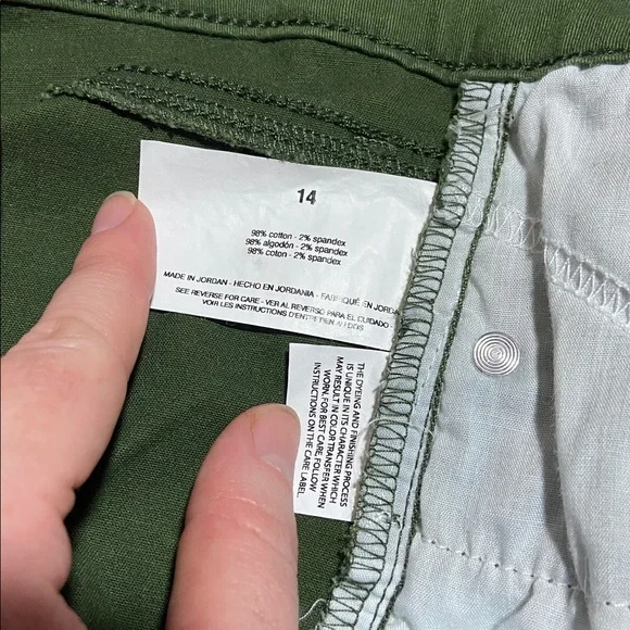 Bandolino Amy Straight Leg Rifle Green Jeans NWT - Picture 8 of 9